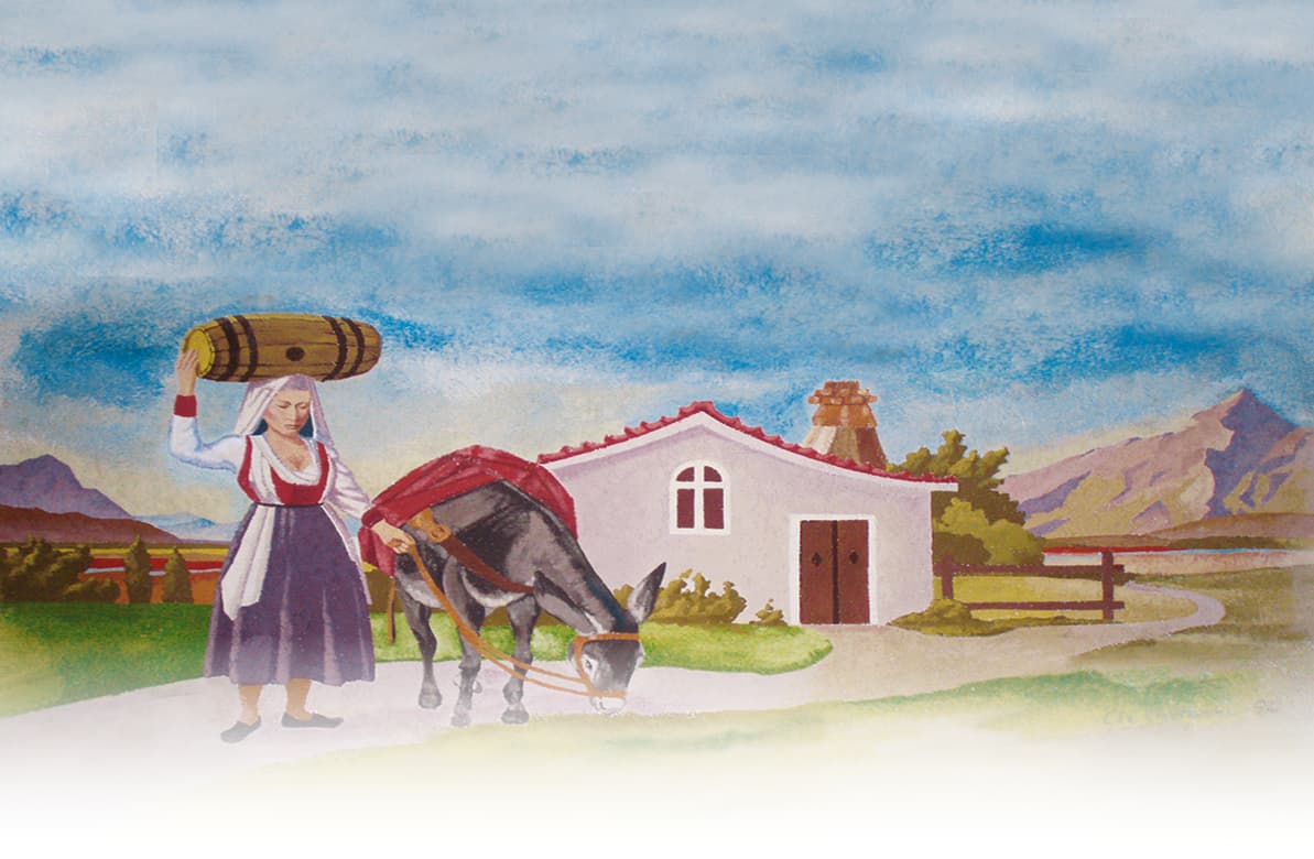 Innenaufnahme der Pizzeria La Calabrisella